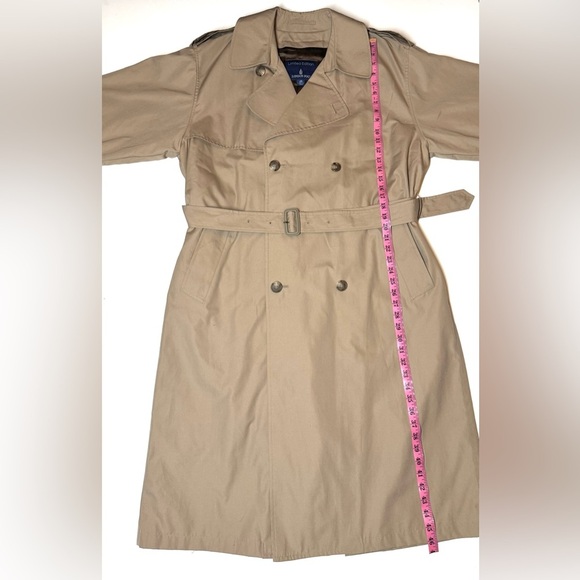 London Fog Men’s Limited Edition Tan Trench Coat Size- 40 Reg - Picture 3 of 10